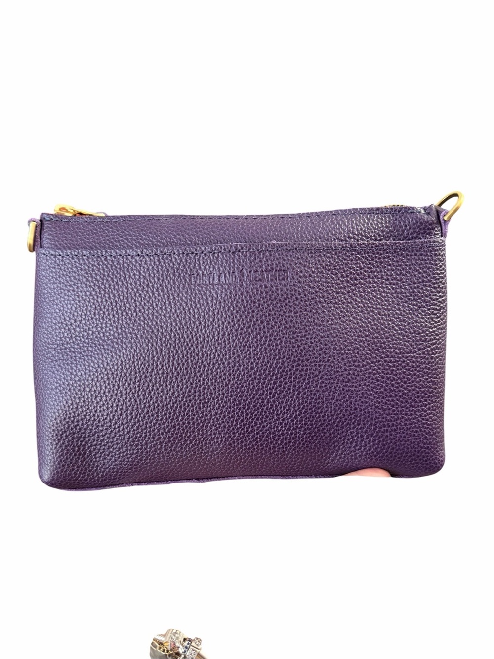 Portland Leather Goods Empire Small Poppy Crossbody